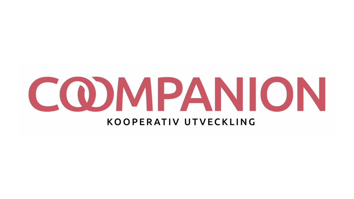 Logotyp för Coompanion med undertexten "kooperativ utveckling"