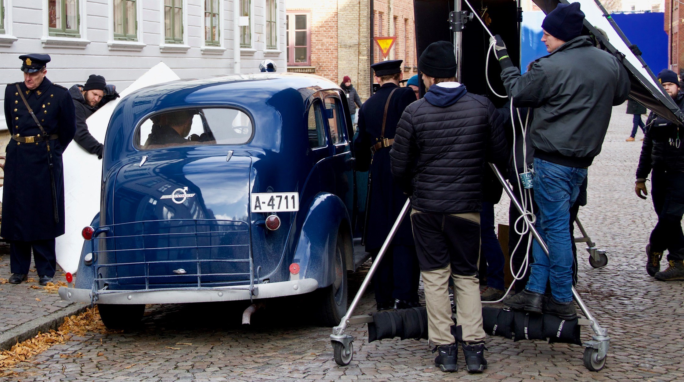 Bild från en filminspelning