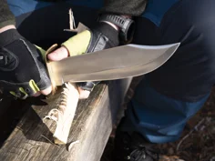 Förberedande av tändpinne med hjälp av kniv